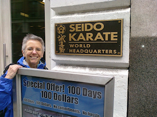 Photo: Sensei Sally Wigginton